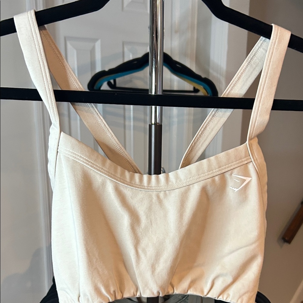 Gymshark Women's Cream Bralette size Medium .
